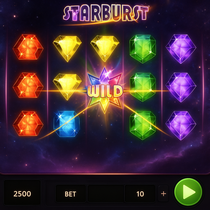 Hugo - Starburst Slot Game - NetEnt